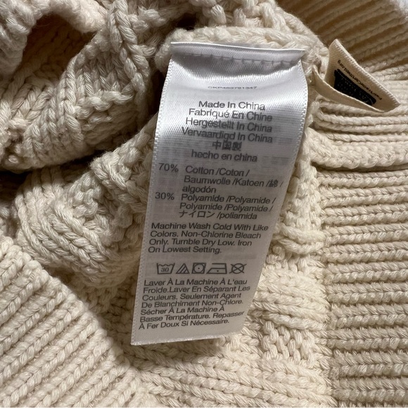 Madewell Checkered-Stitch Wedge Sweater Vest beige size XS cotton - Picture 3 of 5